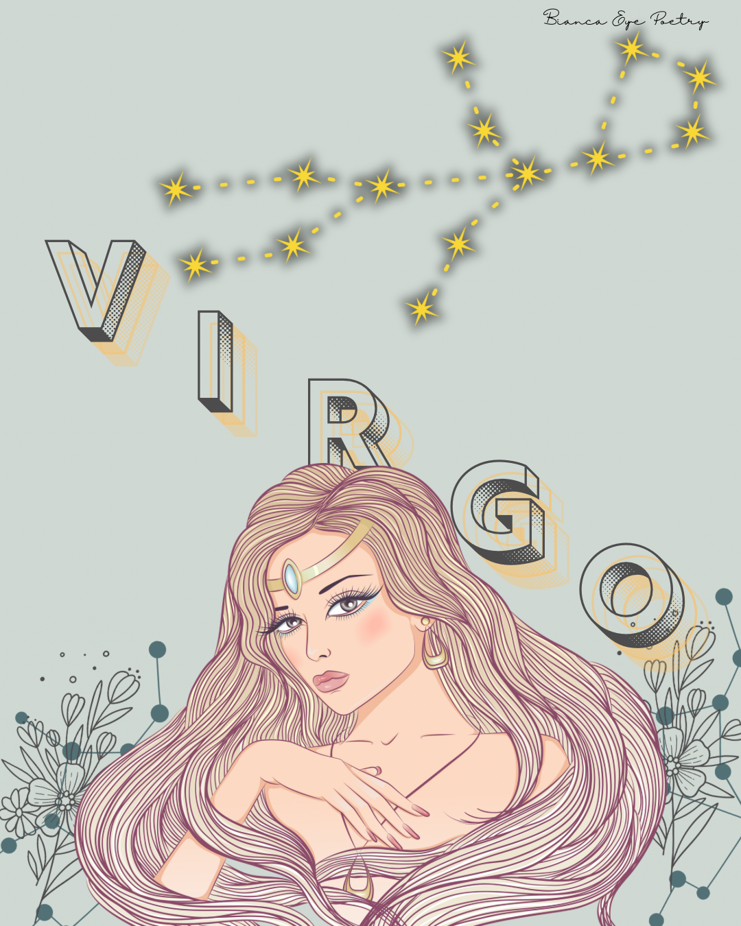 Zodiac Goddess Sticker Collection