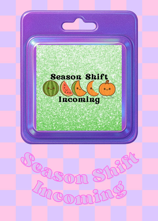 Season Shift Incoming Sticker 🍉➡️🎃✨