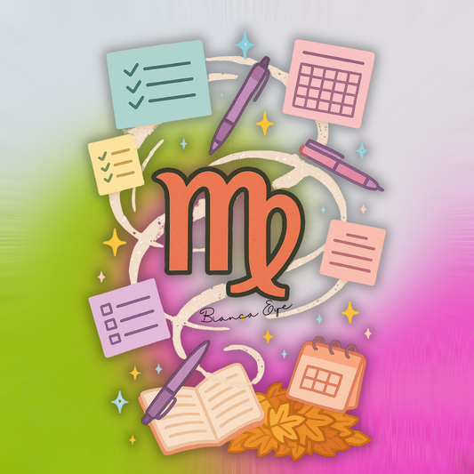 ✨ Virgo Sticker – Organized Chaos Edition ✨