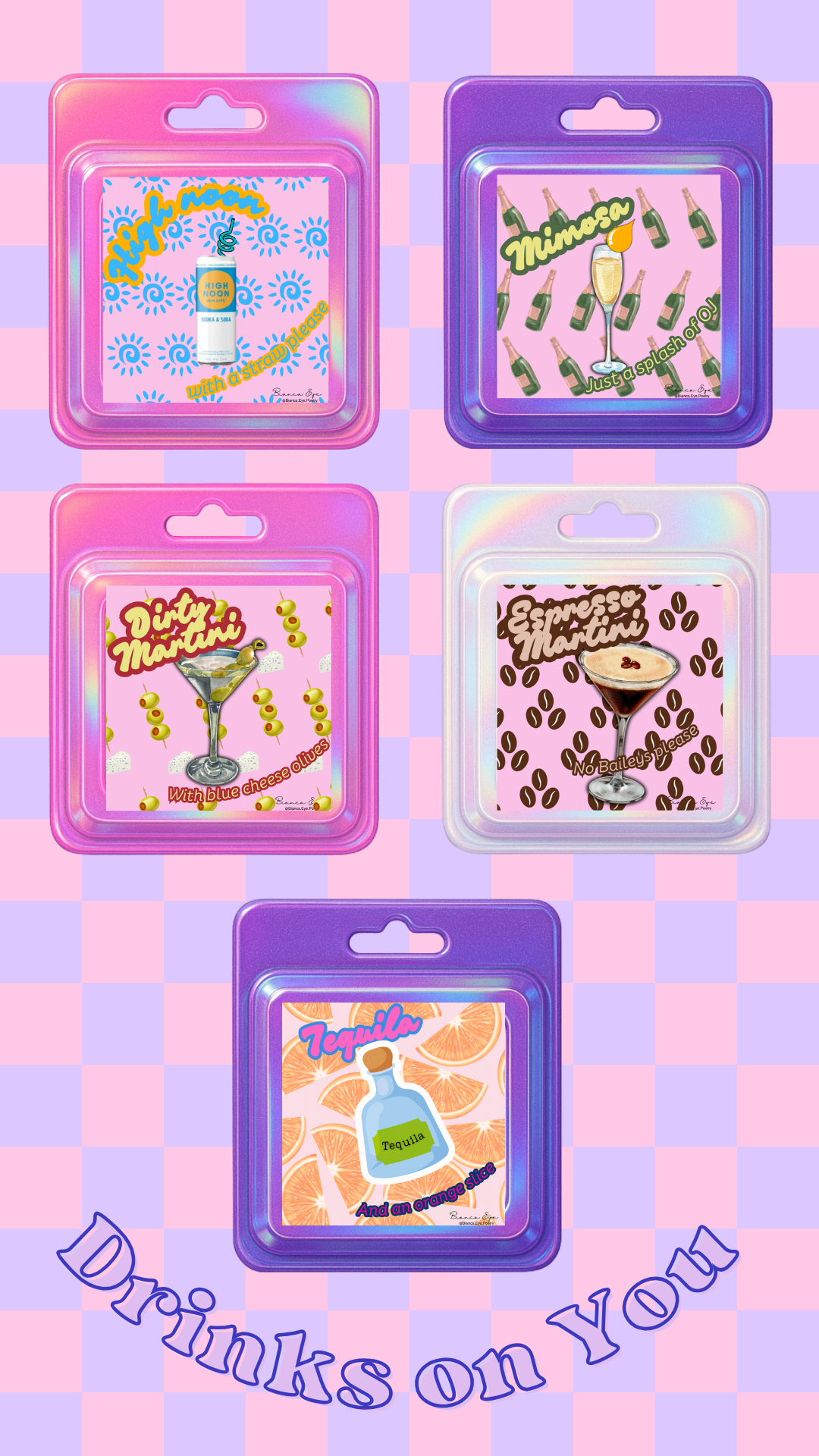 Drinks on You Sticker Bundle πΈβ¨πΉ