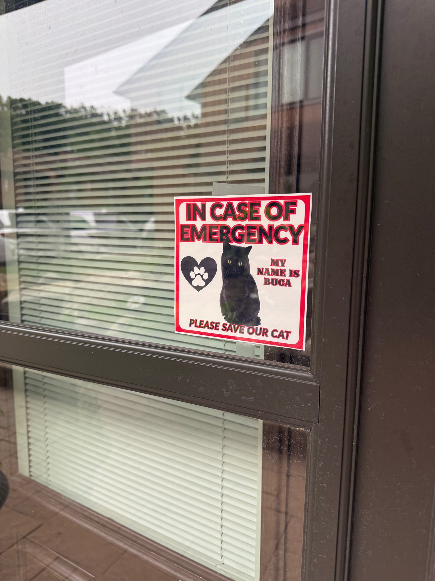 🚨In Case of Emergency -Please Save Our Pet Custom Sticker